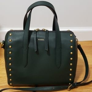 Fossil Sydney Satchel Spruce